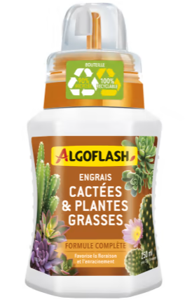 Engrais Cactus et plantes grasses (5-5-7) Algoflash