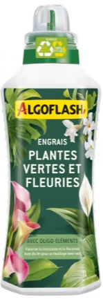 Engrais Plantes vertes & fleuries (6-3-6) Algoflash