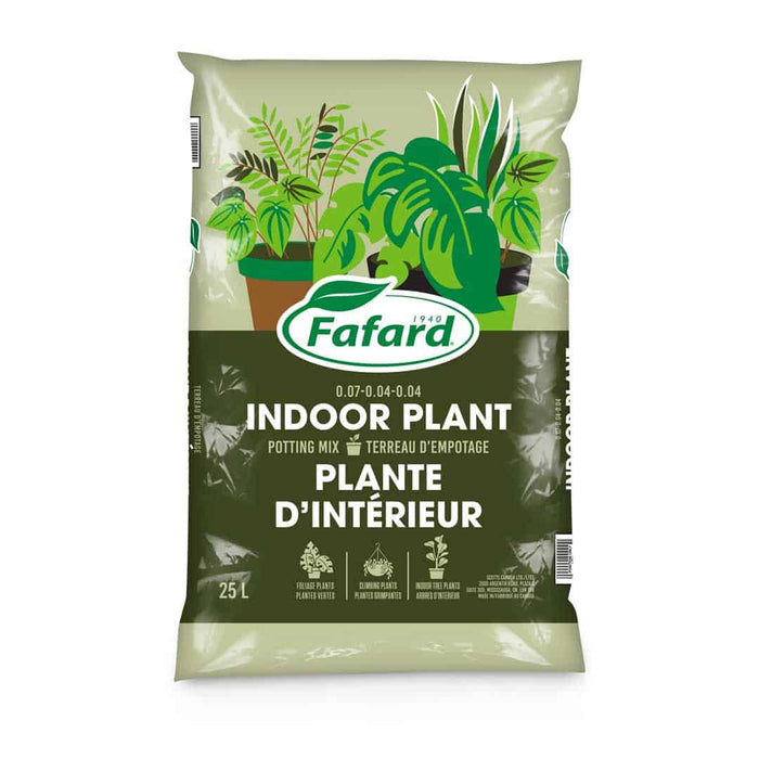 Terreau d'empotage pour plantes d'intérieur